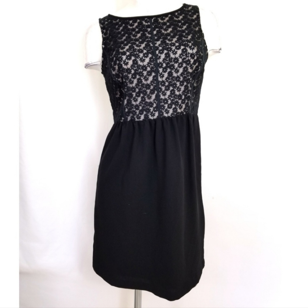 🌻 Ann Taylor Loft Black Sheath Dress Size 2